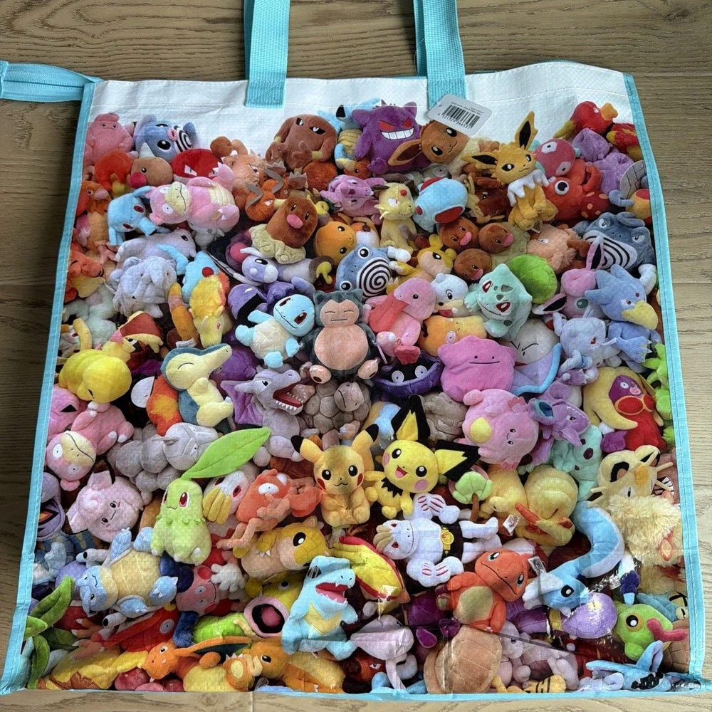 Pokemon Center Japan Collectable Reusable Shopping‎ Zipper Tote Bag L US Shipper